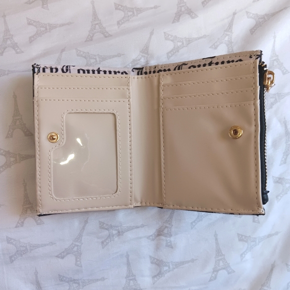 Juicy Couture Black Wallet With Gold Hardware - Picture 4 of 5